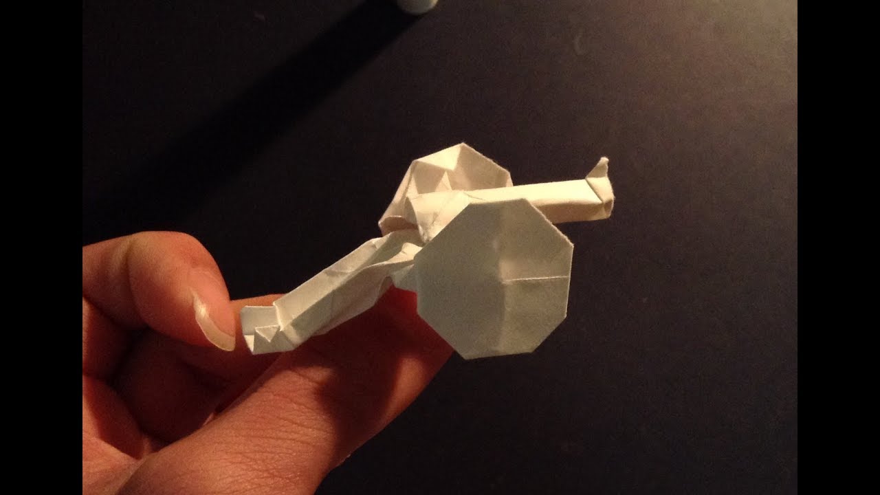 Origami cannon