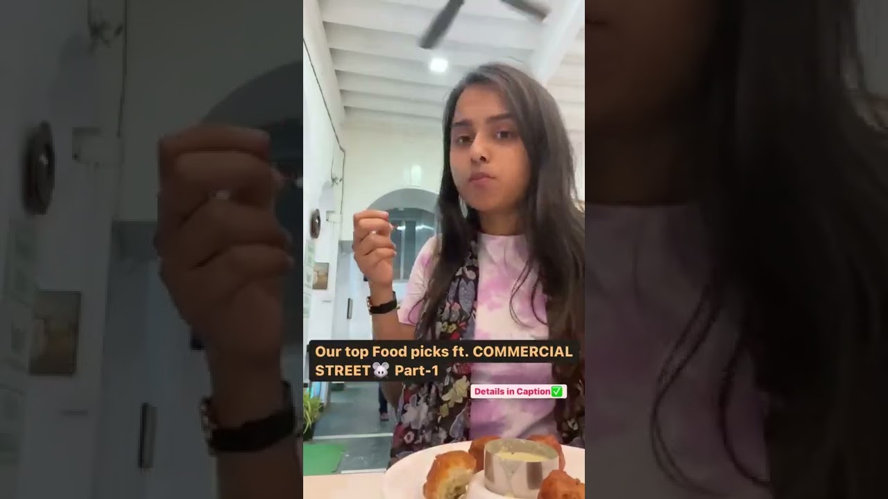 Commercial Street Bangalore || Top food picks #shorts #shortvideo