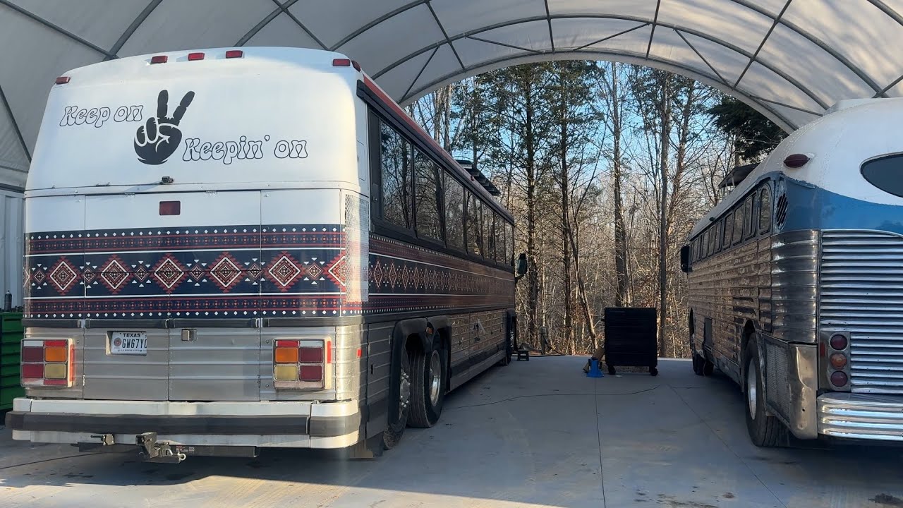 Bus Fails Safety Inspection - Explosion Of Pump Sprayer Nearly Hurts George! 