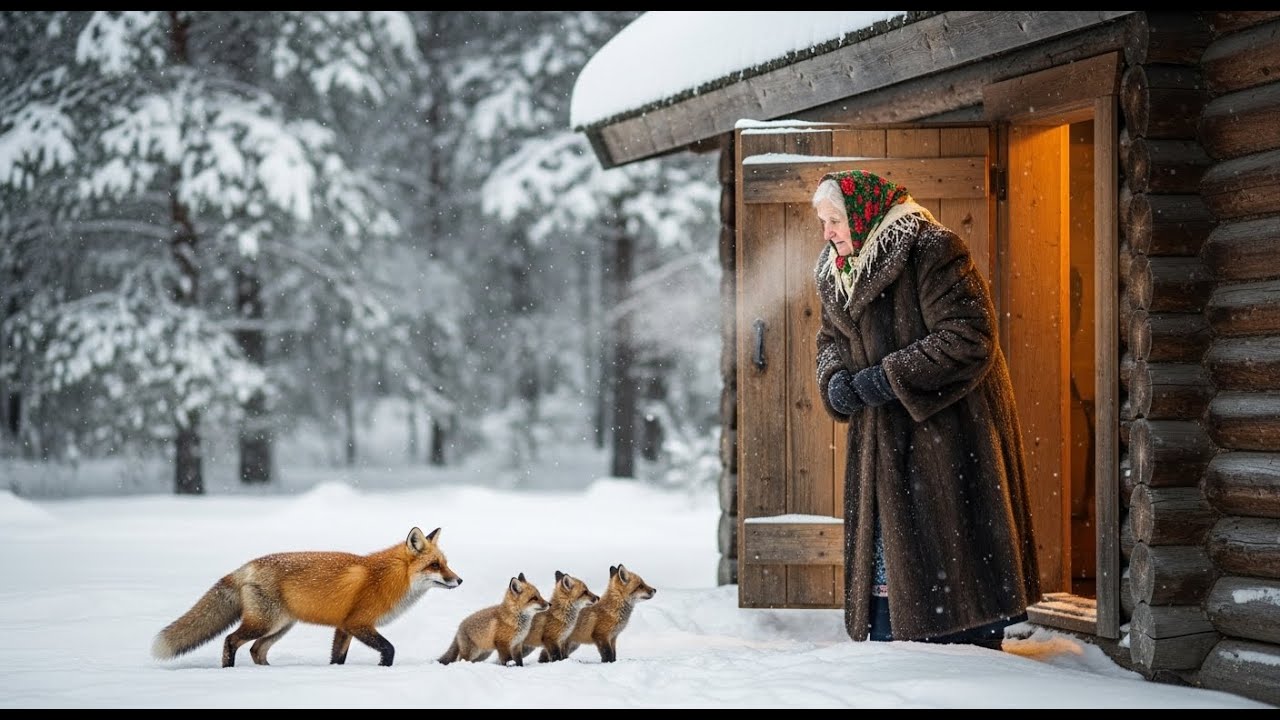 She Saved a Fox Cub in the Snow… Then an Army of Foxes Came Back