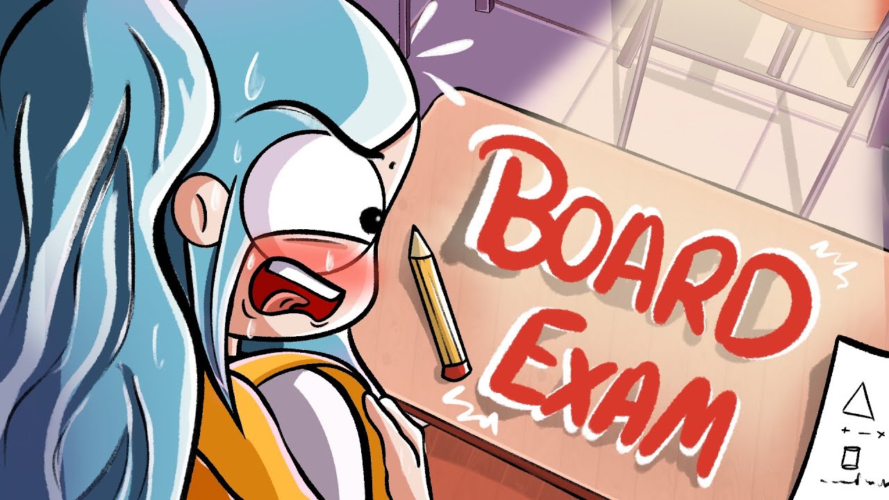 Life Of A Student During Board Exam | Ft. Board Exam #animation