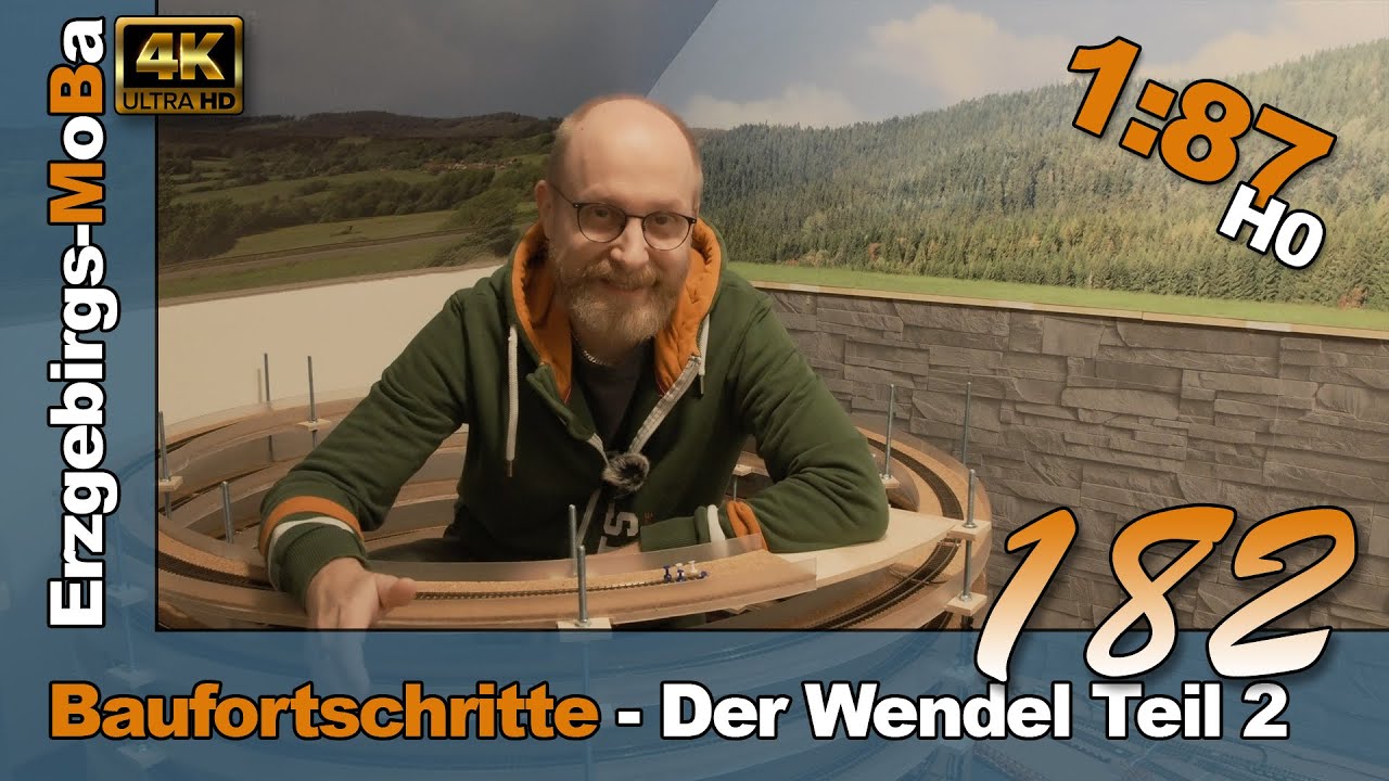 182 - Modellbahn Baufortschritte - der Wendel im SBF 1 entsteht | Teil 2 - DR 1/87 H0 (DE/EN)