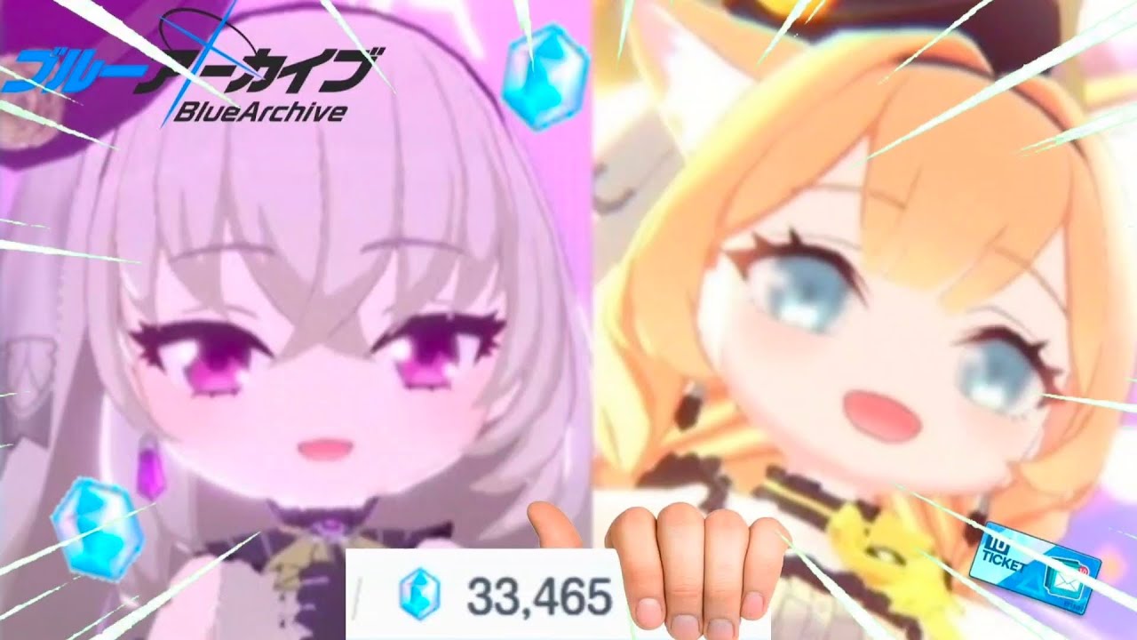 [Blue Archive] Mari & Sakurako (Idol) GACHA.EXE