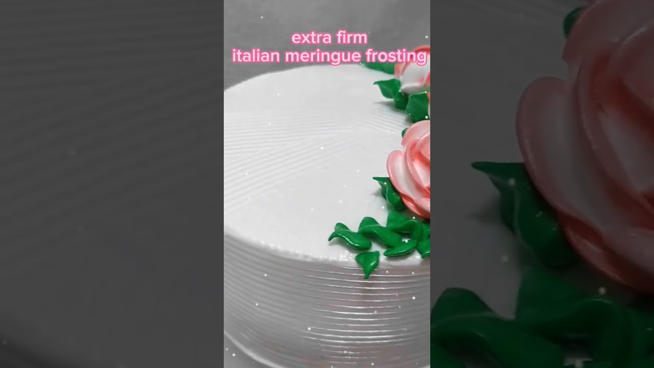 extra firm italian meringue frosting 
