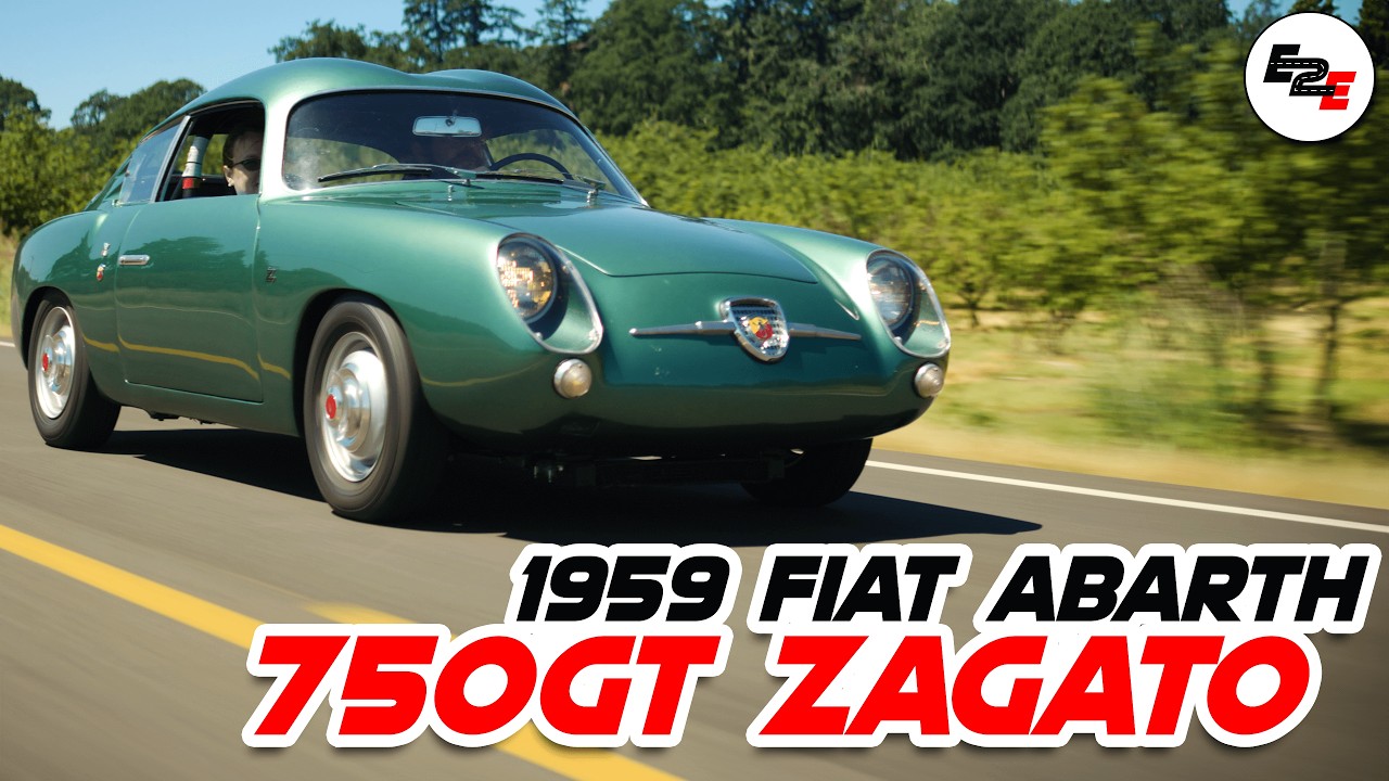 Tiny. Zippy. Racecar. The Fiat Abarth 750GT Zagato 