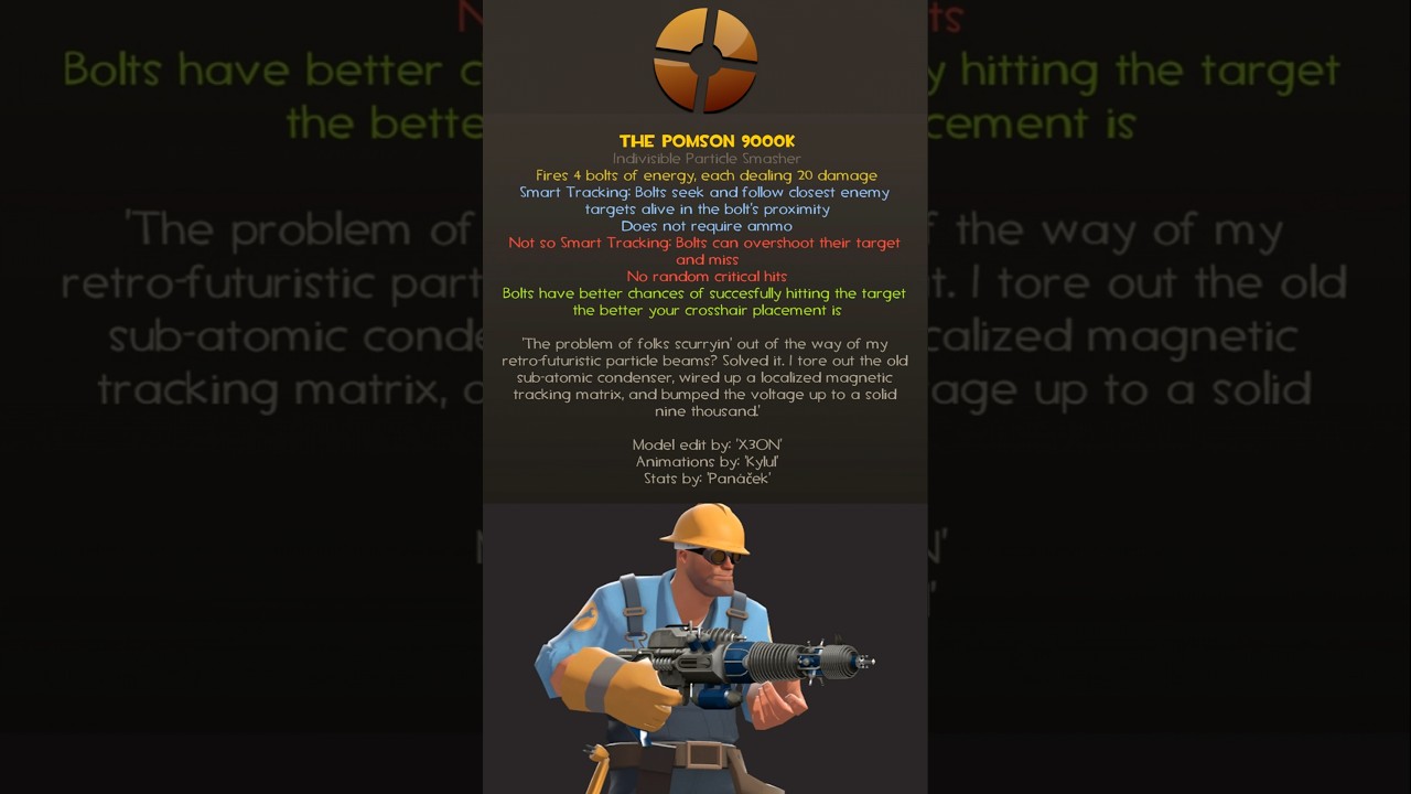 Custom Weapon - Pomson 9000K #tf2 #teamfortress2