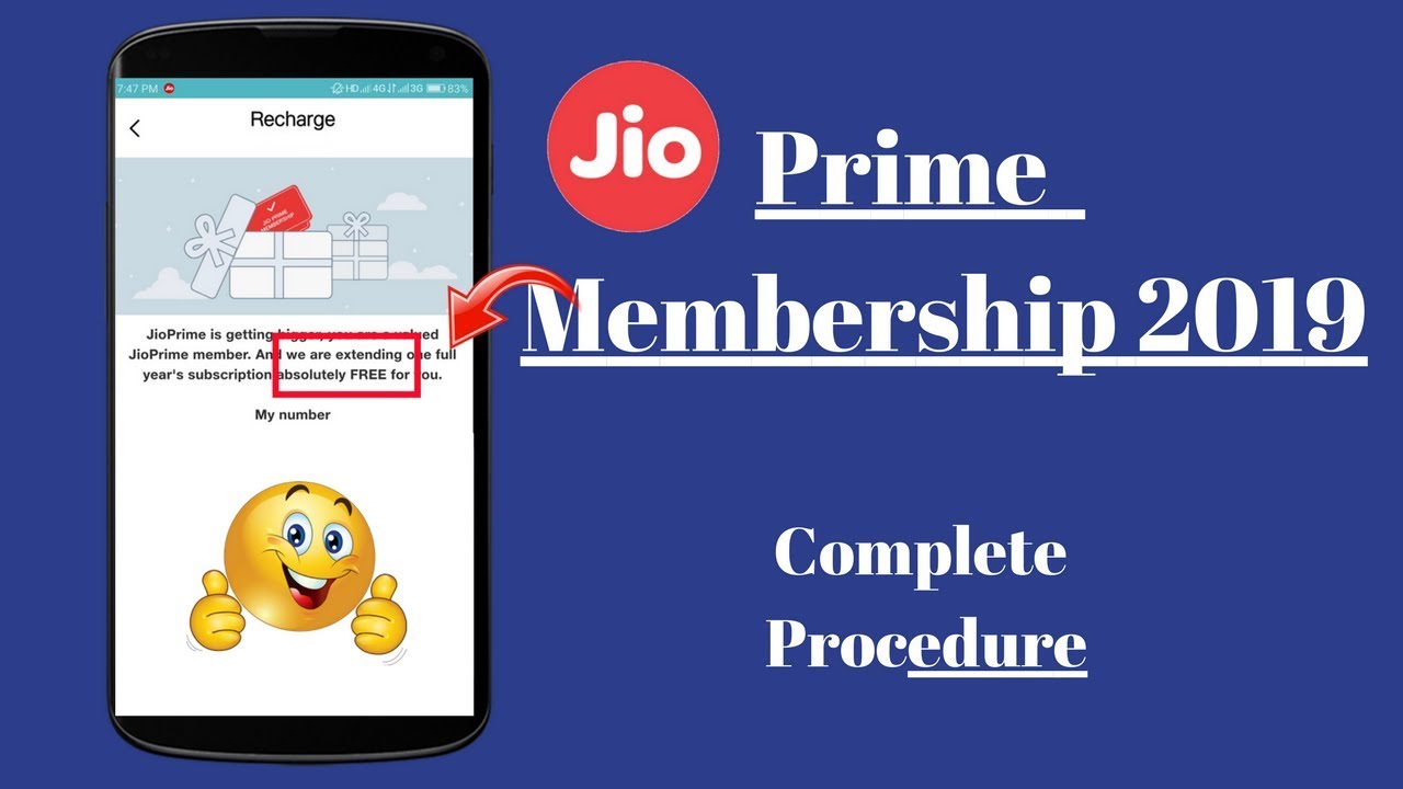Jio Prime Membership 2019 - Complete Procedure