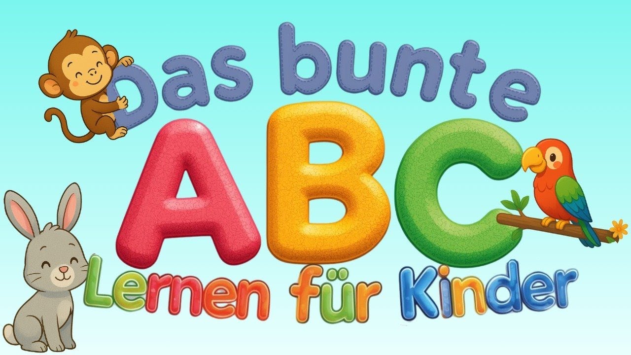 📚ABC lernen mit Tieren🐵🐻 | Buchstaben lernen f&uuml;r Kinder | Traumzeit TV #kinder #lernen #abcd #tiere