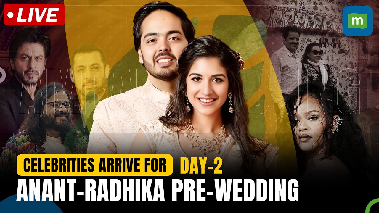 Anant-Radhika Pre-Wedding LIVE:Celebrities,Bollywood Stars & International Guests Arrive At Jamnagar