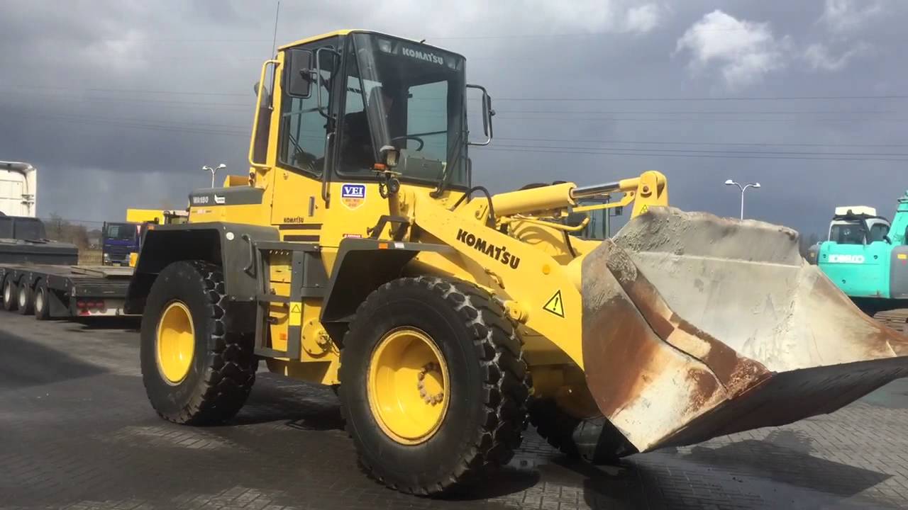 KOMATSU WA180-3 testdrive