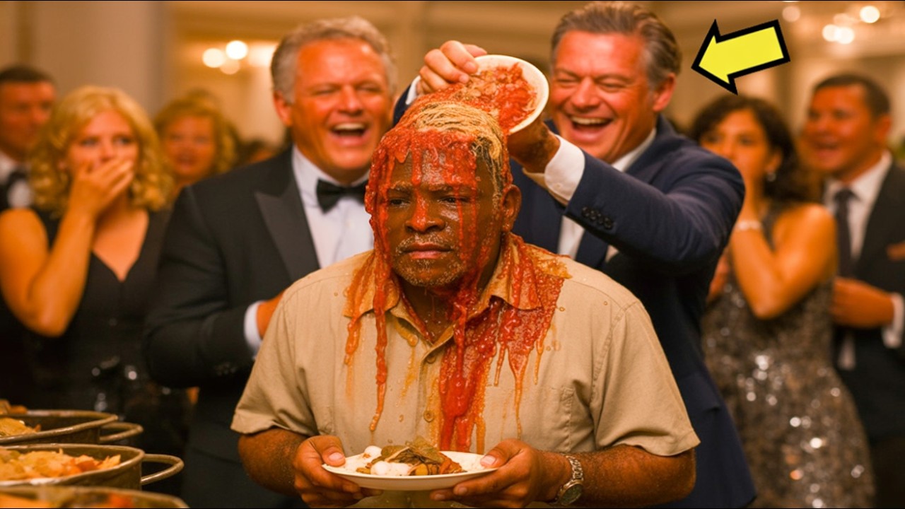 SIE DEM&Uuml;TIGTEN DEN HAUSMEISTER AUF DER PARTY, WEIL ER ARM WAR&hellip; ABER ER BRACHTE SIE ZUM SCHWEIGEN