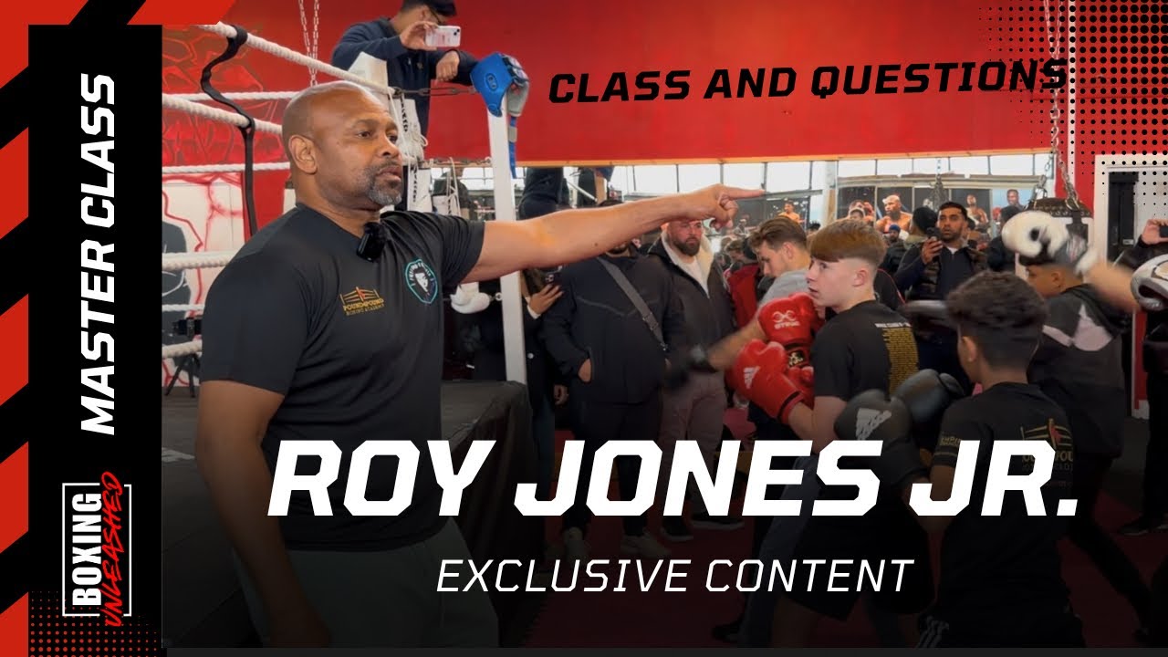 Masterclass by Legend Roy Jones Jr followed by Q/A