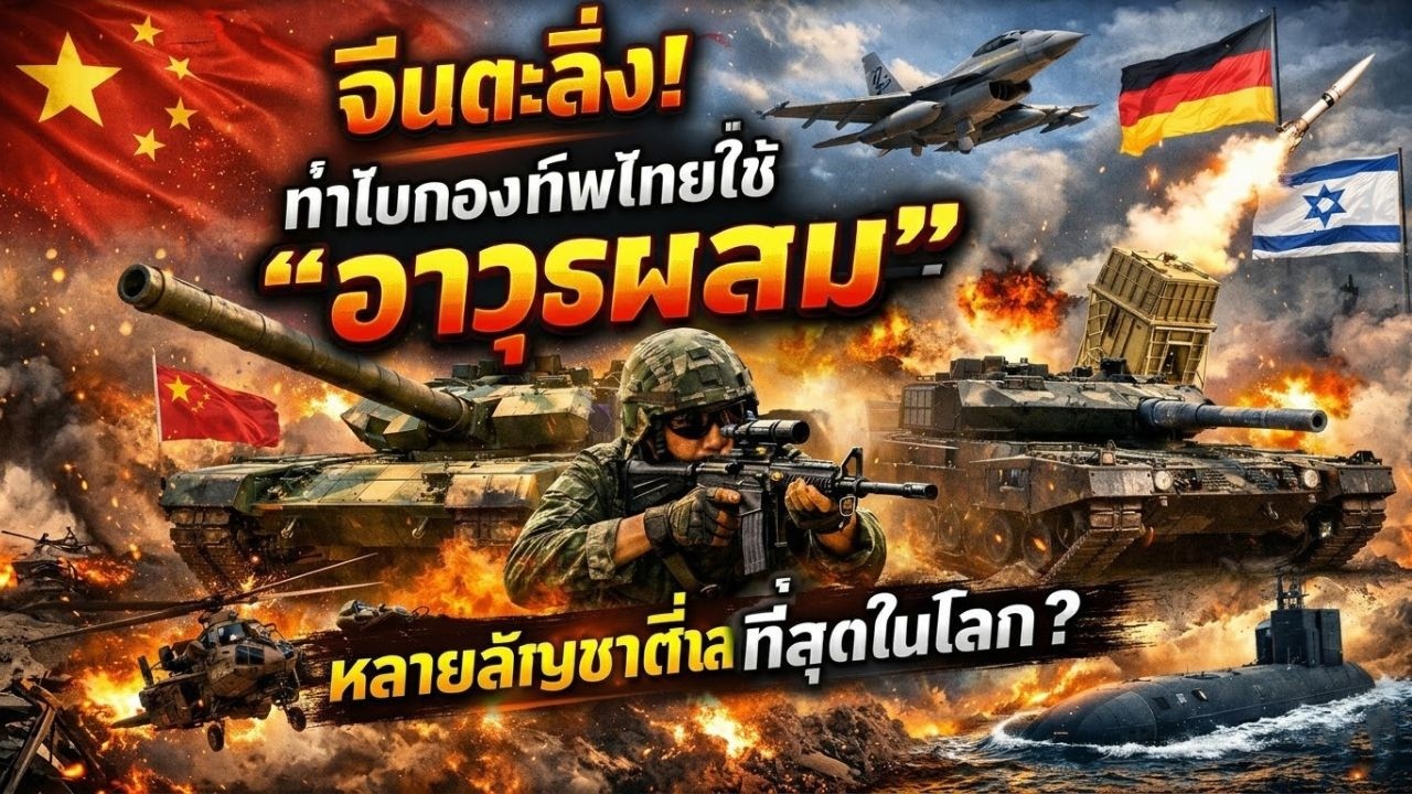 จีนตะลึง! ทำไมกองทัพไทยใช้ 