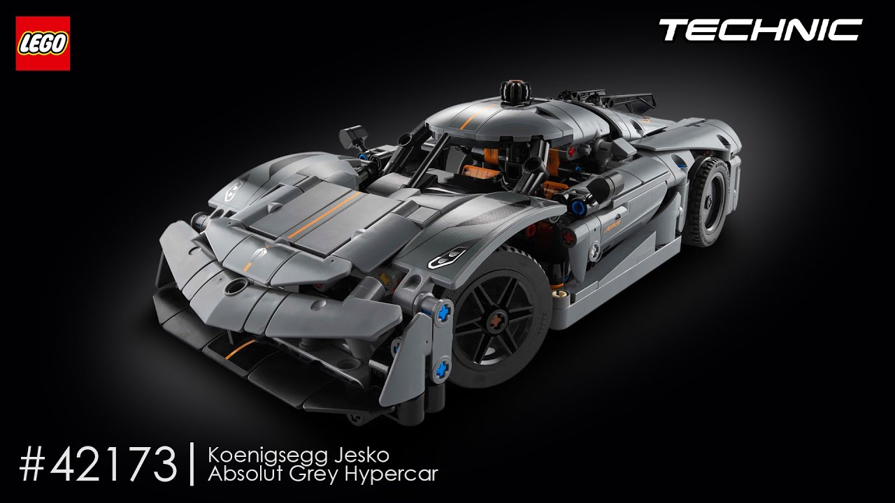 LEGO Technic - Koenigsegg Jesko Absolut Grey Hypercar 42173