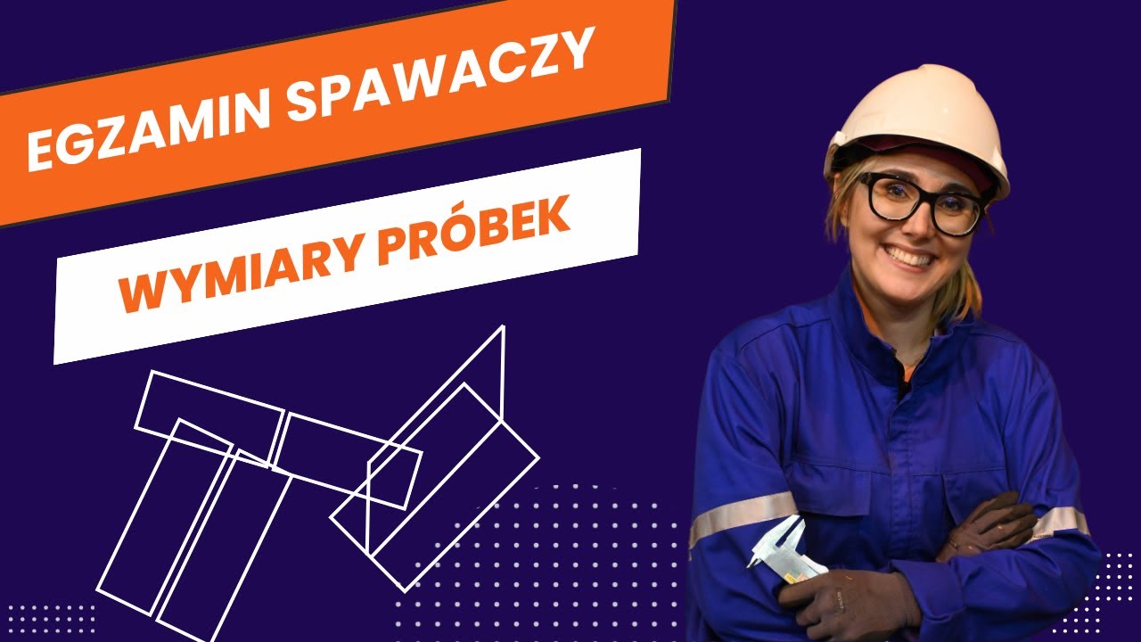 SP-06 Wymiary próbek - egzamin spawaczy