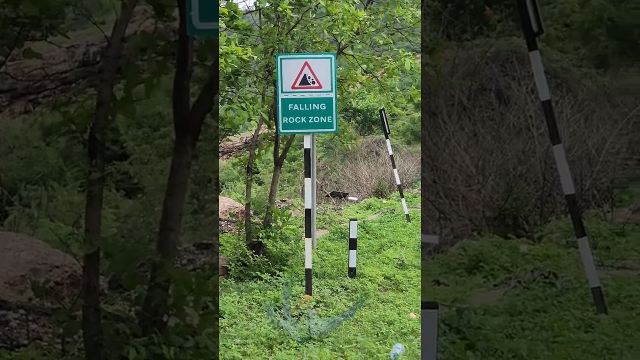 Falling Rock Zone At Gokak  