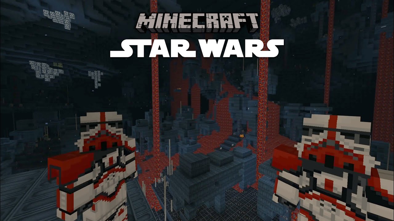 Minecraft - Fortress on Mustafar (Star Wars Mash-Up)