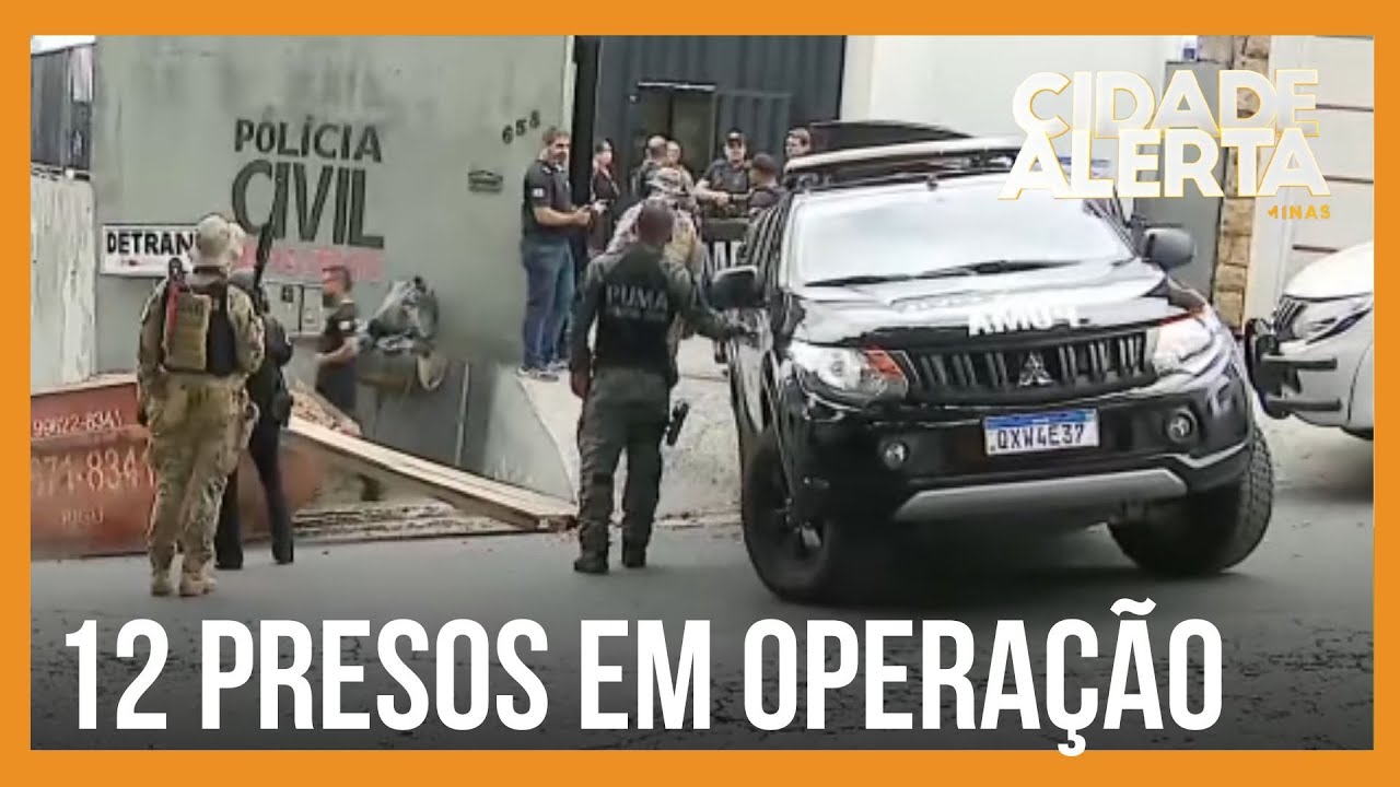 Doze pessoas são presas em operação que mira furtos e desmanches de motos em MG