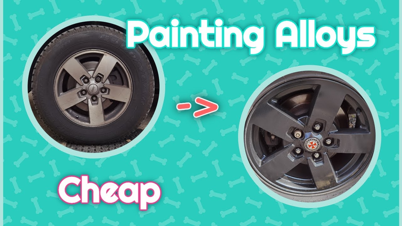 Painting my Stock Alloy Wheels (Jeep Commander)