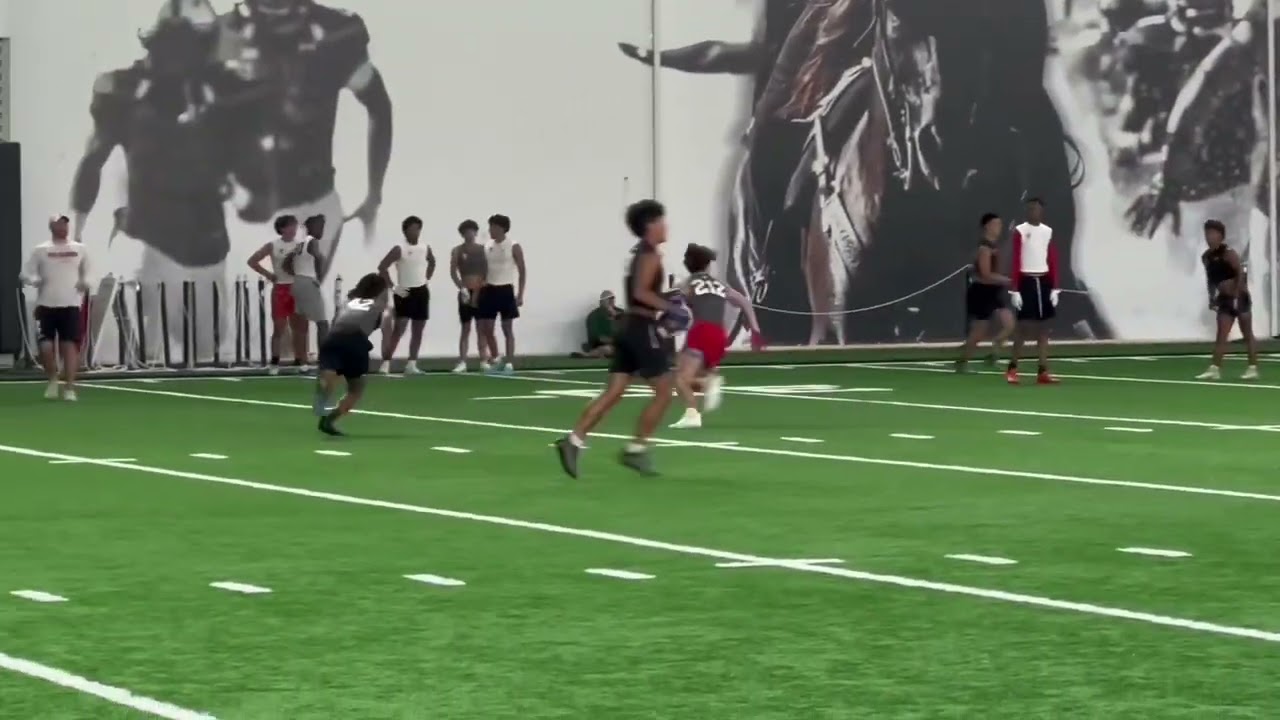 14yr old Incoming freshman Amari Bartee @Texas Tech camp 7/8/23