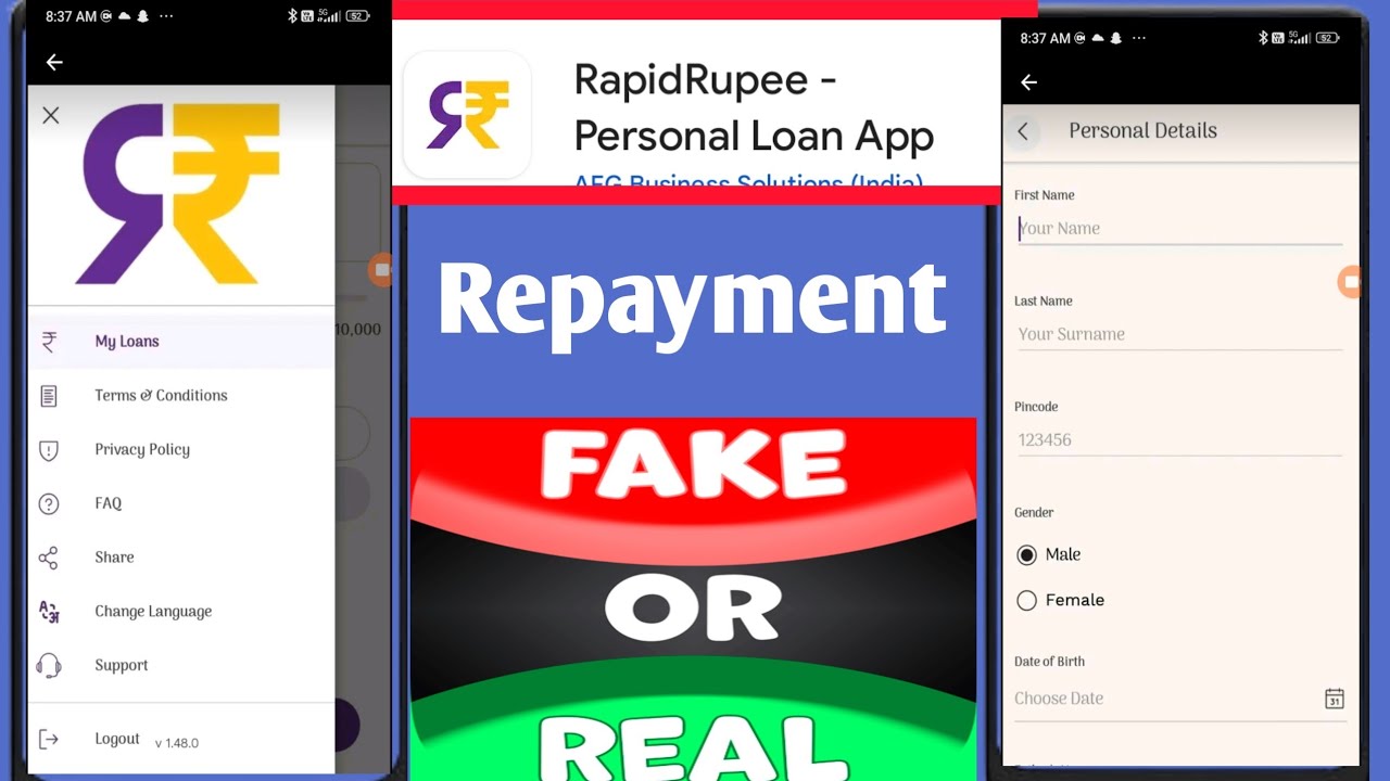 Rapid Rupee App Real Or Fake | Rapid Rupee App Review | Rapid Rupee app Loan | Rapid rupee app 2026