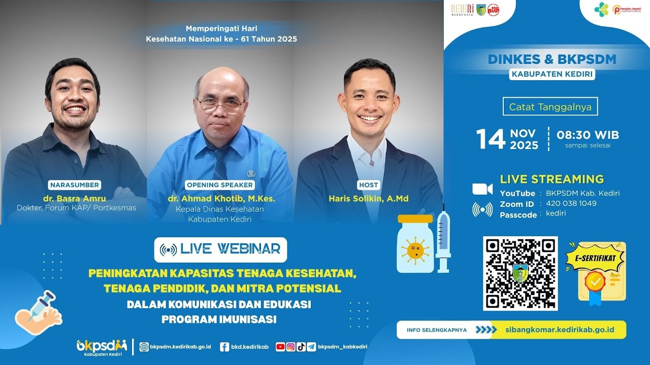 PENINGKATAN KAPASITAS NAKES, TENDIK & MITRA POTENSIAL DALAM KOMUNIKASI DAN EDUKASI PROGRAM IMUNISASI