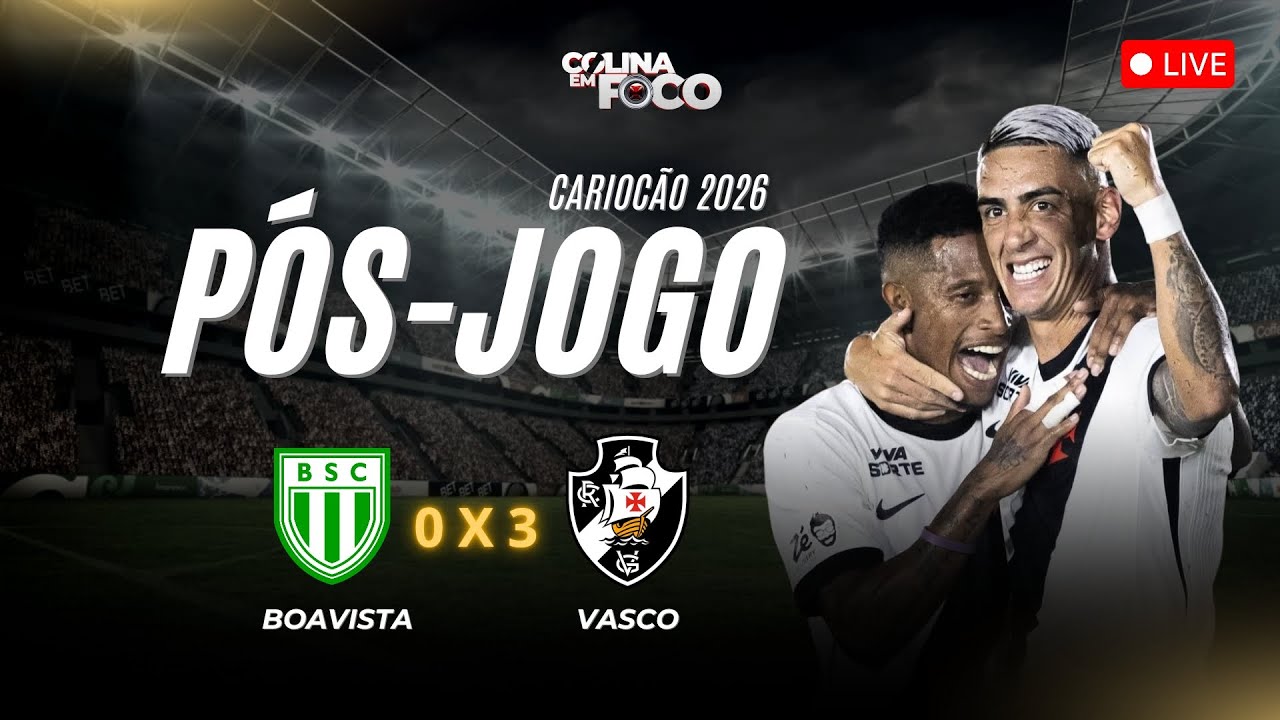 VASCO VENCE O BOAVISTA COM 2 GOLS DE PUMA E GOLAÇO DE ANDRÉS GÓMEZ. ROJAS TEM BOA ATUAÇÃO.