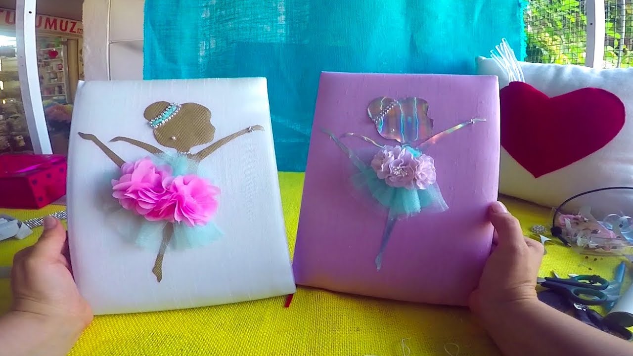 Anı Defteri Yapımı Balerin Prenses Journal princess ballerina - DIY #44