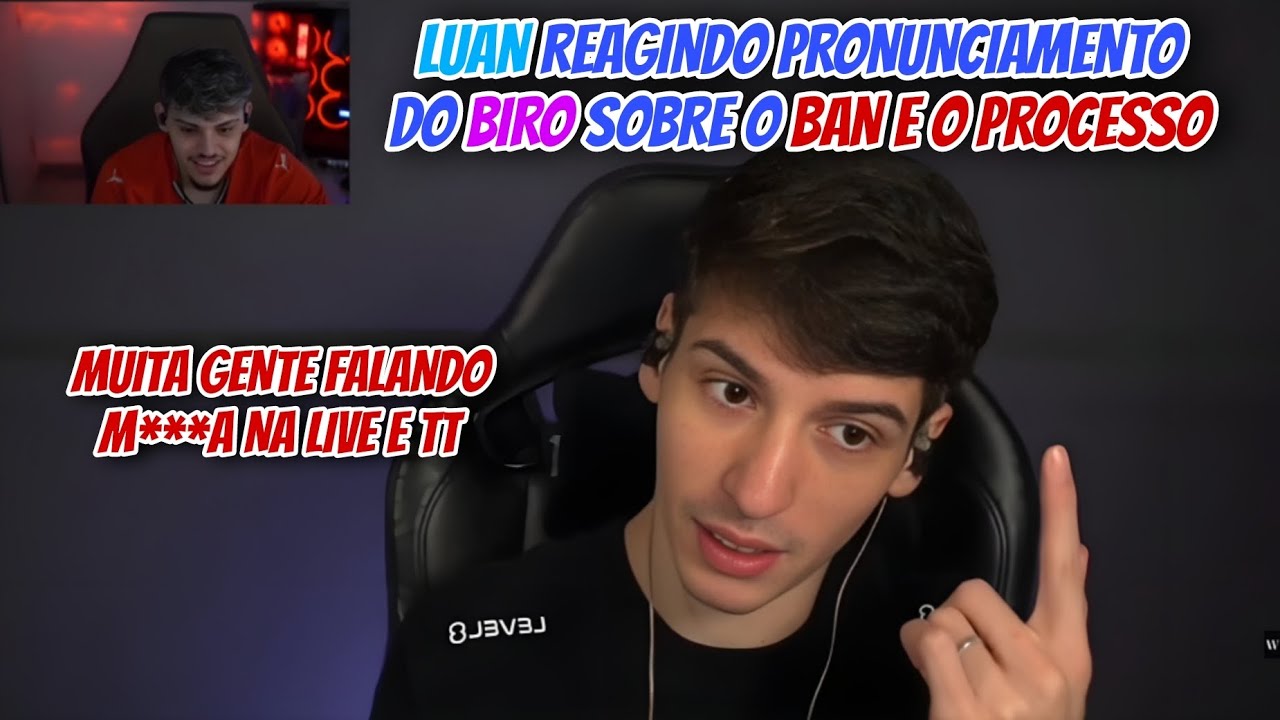 LUAN REAGINDO PRONUNCIAMENTO DO BIRO SOBRE O BAN NA METROPOLE E O PROCESSO!