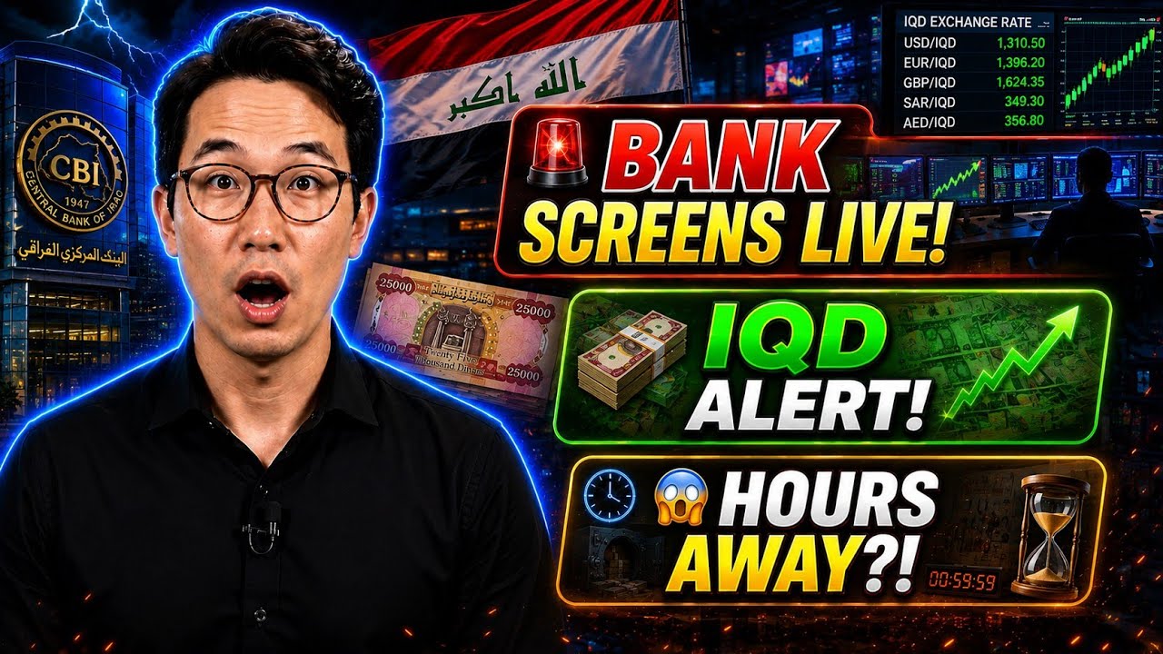 😱WOW! 🚨 BANK SCREENS UPDATED! Iraqi Dinar Visible&hellip; Is IQD Revaluation Hours Away?! 🔥