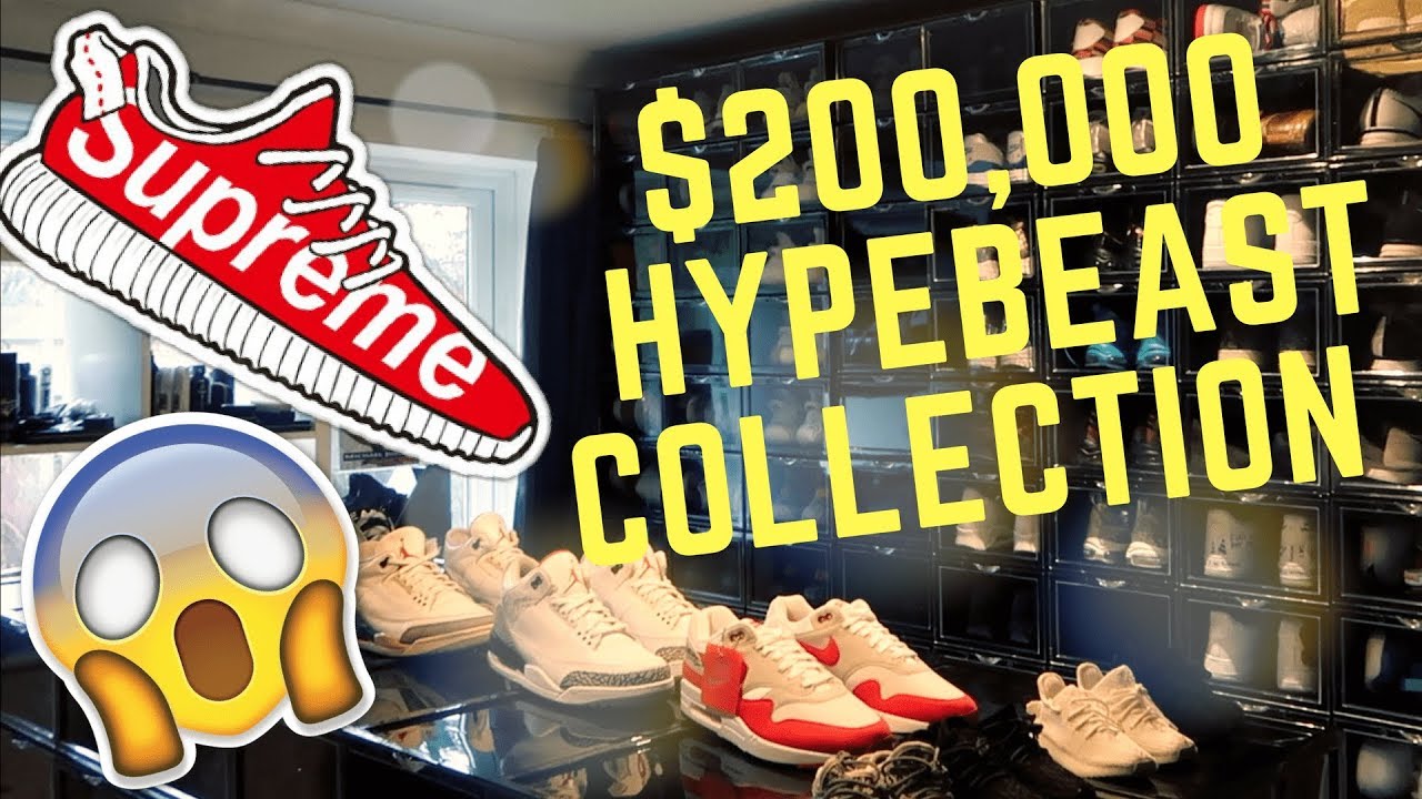 $200,000! Uk's Craziest Hypebeast Sneaker Collection (sneak peak)