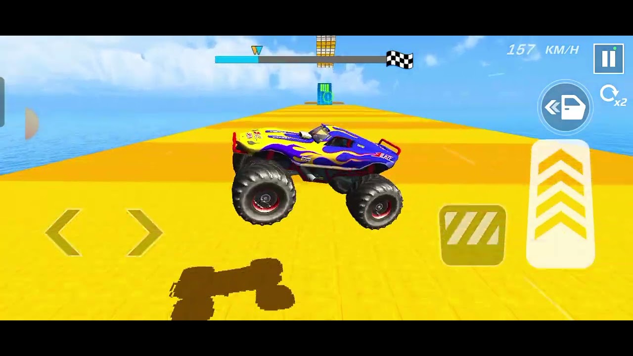 #videos Car Games: Monster Truck StuntiKame Games - Zego Studio level complete 7 #games #play #video