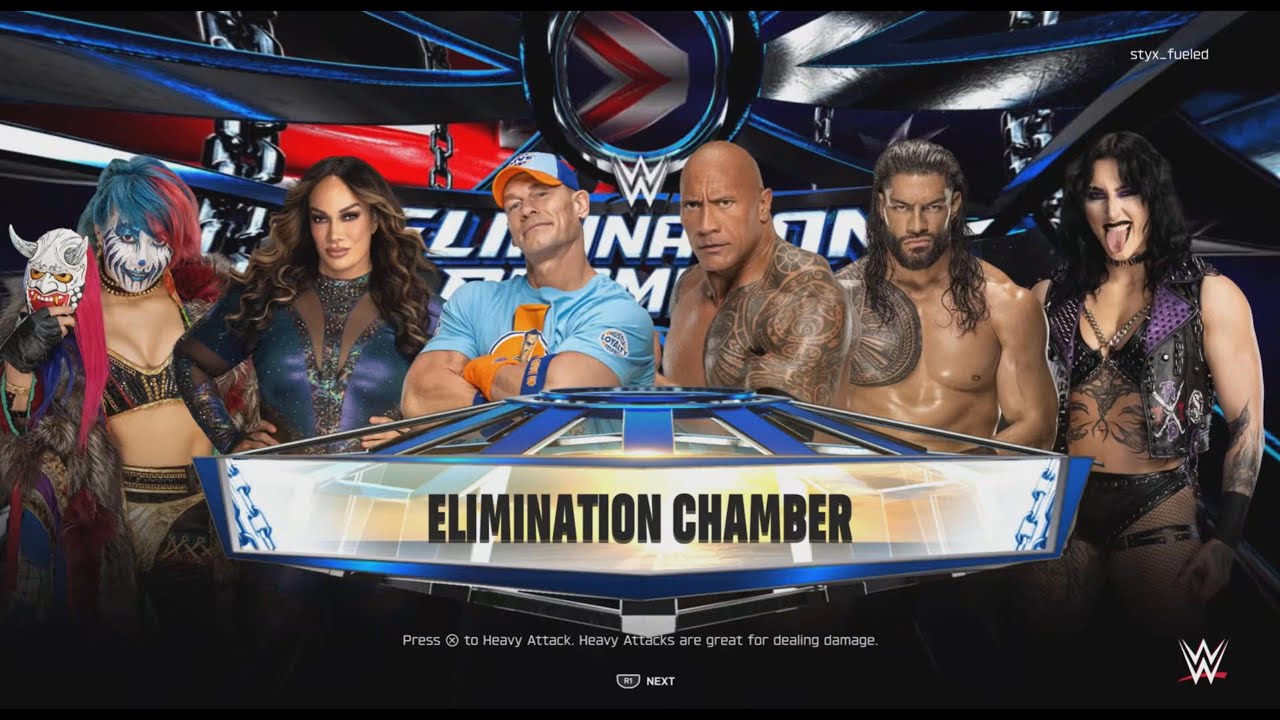 WWE 2K25 Elimination Chamber Match PS5 – Non-Stop Action & Brutal Eliminations!!