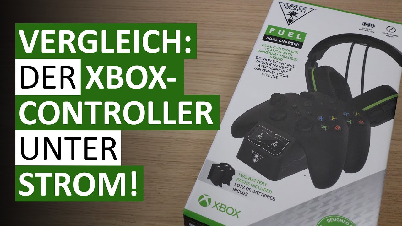 Ladestation vs. Xbox Play & Charge Kit vs. Eneloop Akkus: Das Gamepad unter Strom!