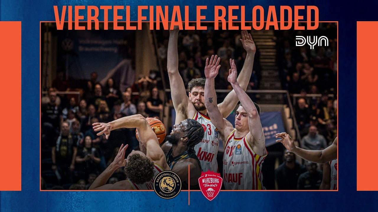 Higlhights: Basketball Löwen Braunschweig - Fitness First Würzburg Baskets | easyCredit BBL | Dyn BB