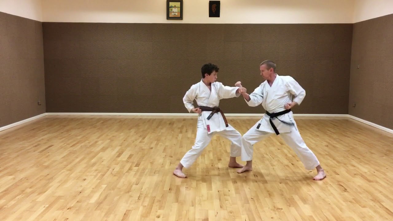 S.K.I.F. San bon Kumite (3 step partner work)
