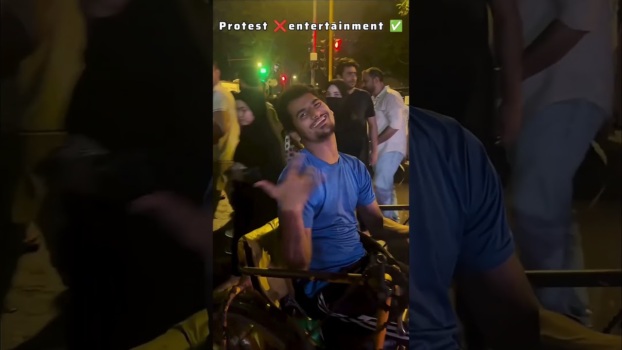 Jantar mantar student Protest Funny Moments 😂 #funny #studentprotest #viralvideo