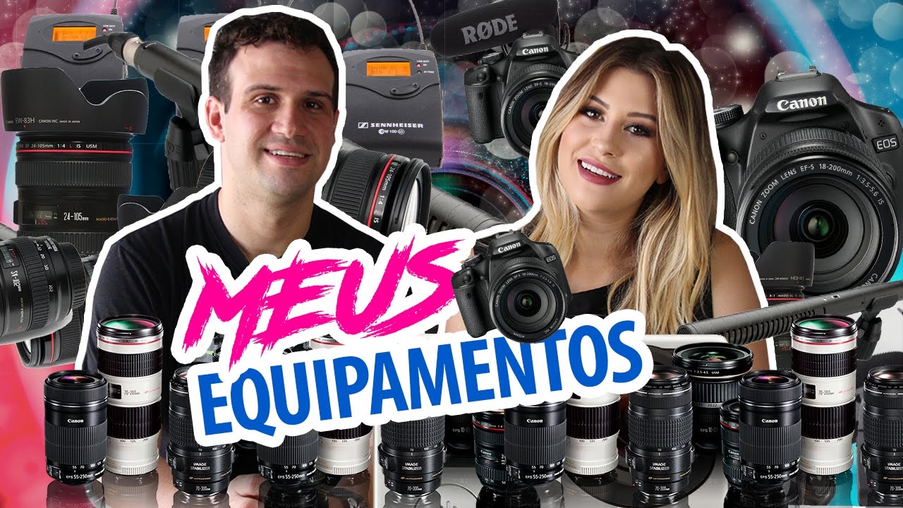 Meus equipamentos de gravação
