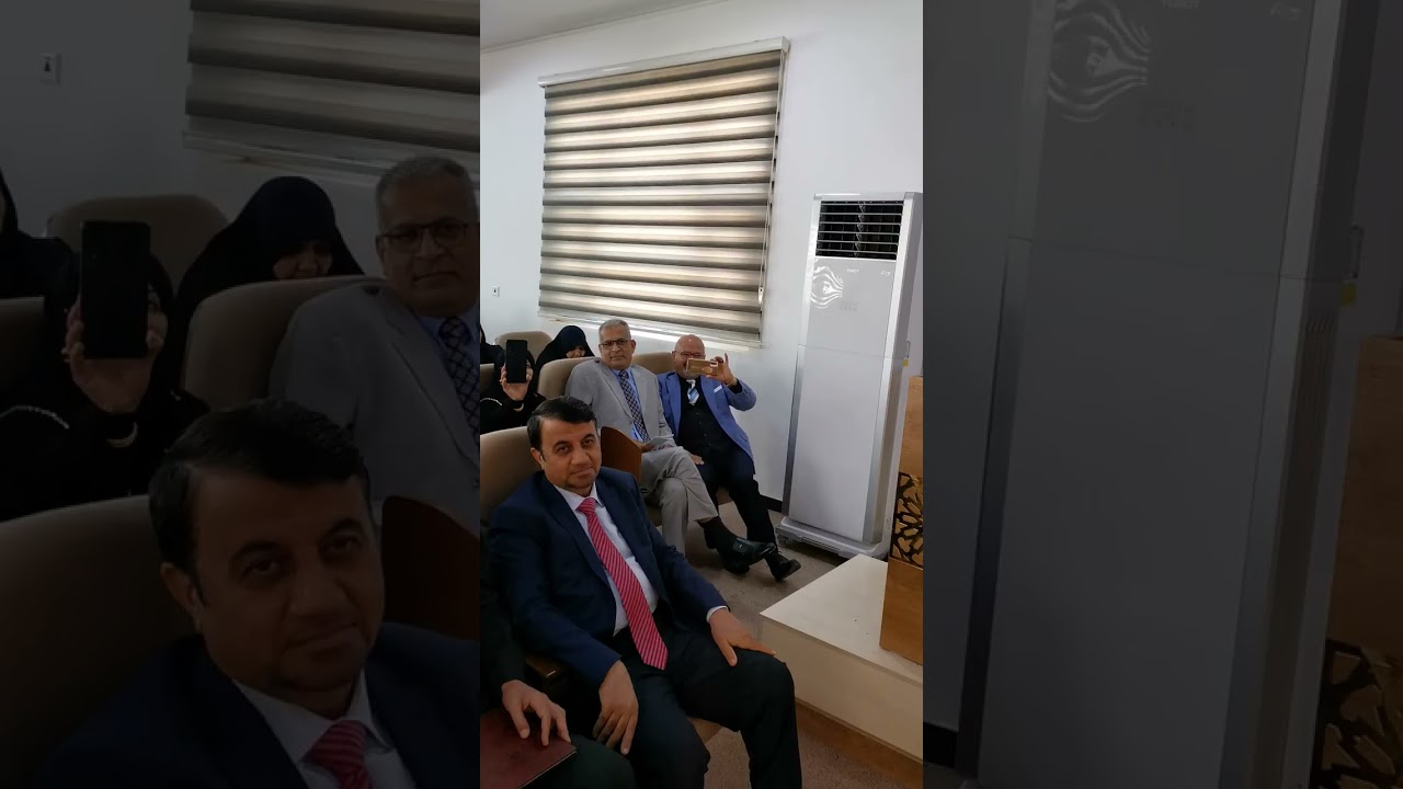 مشاركتي في  قصيدة رجعت لنفسي حافظ أبراهيم مهرجان اللغة العربية يوم الضاد في جامعة بابل قصيدة
