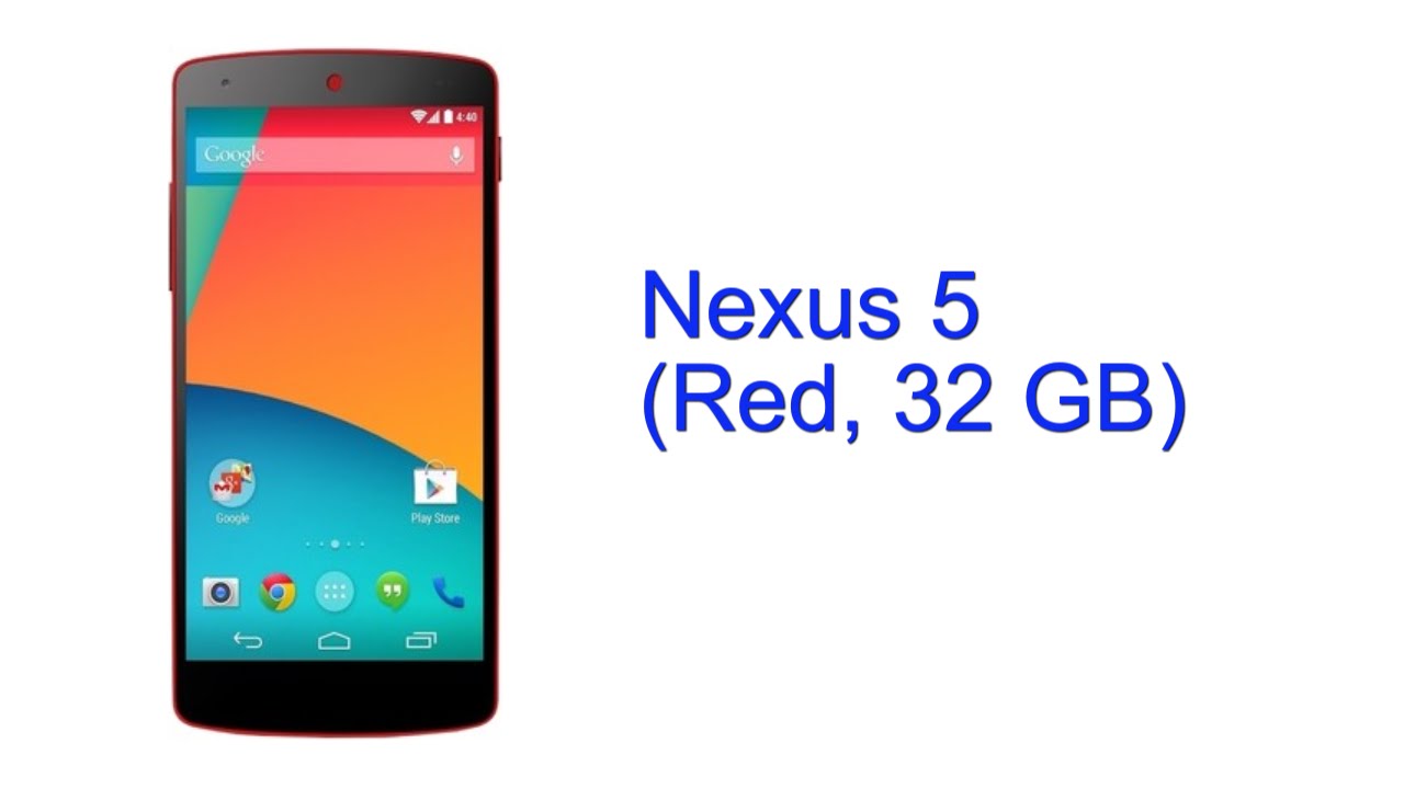 Nexus 5 Red, 32 GB specification