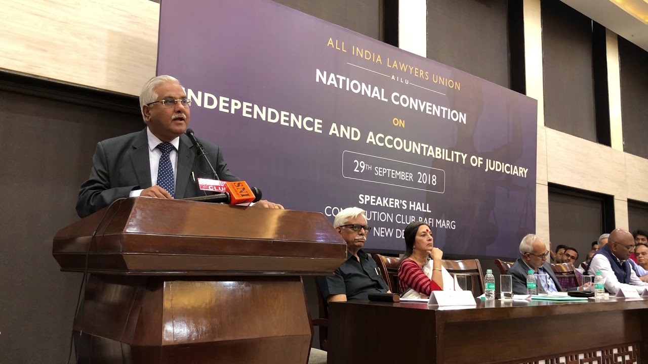 Justice Gopal Gowda  speaks on independence of Judiciary