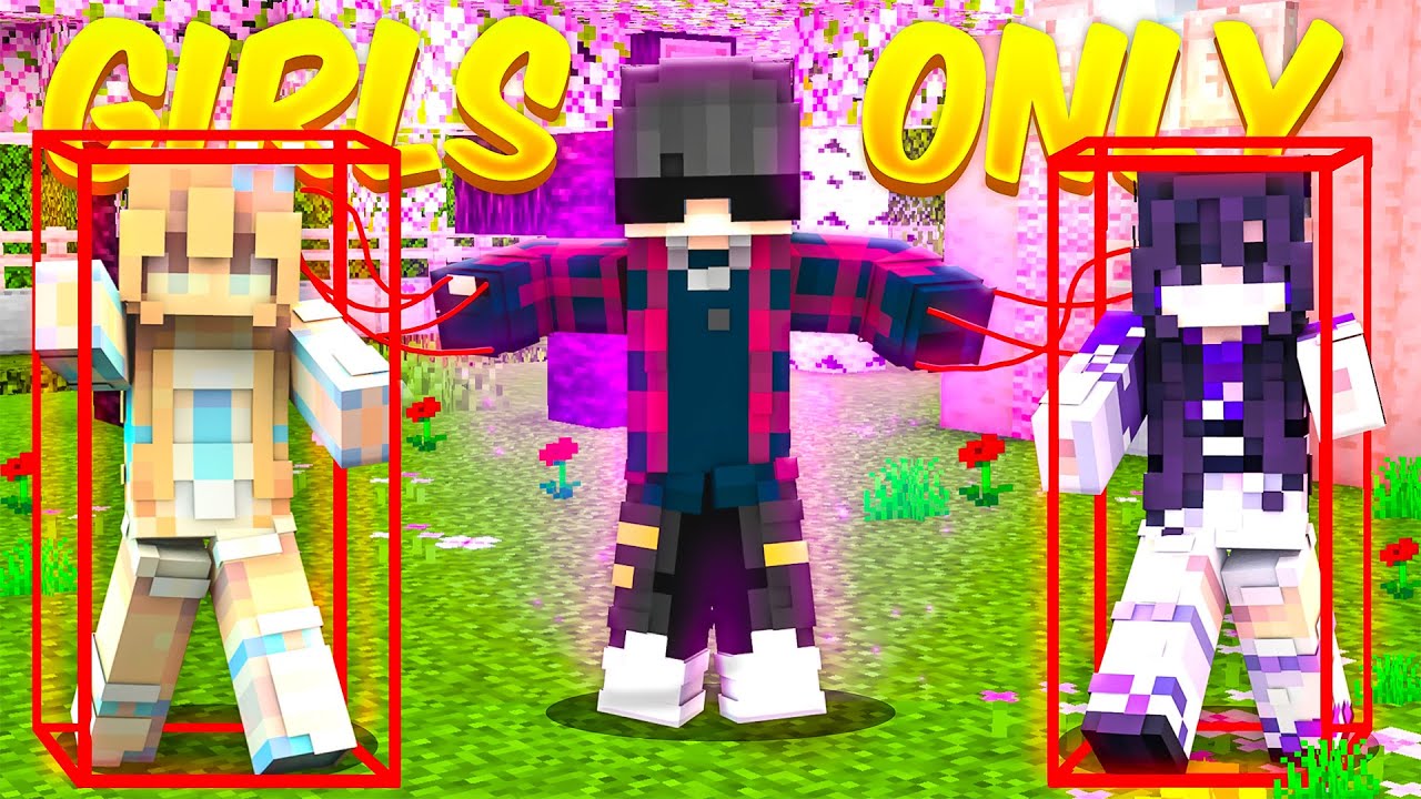 I Secretly Hacked into a 'GIRLS ONLY' Minecraft Server!