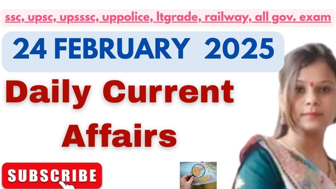 ✅ 🔥24 FEBRUARY 2026 Most Expected GK Questions | Current Affairs Quiz for All Exams!