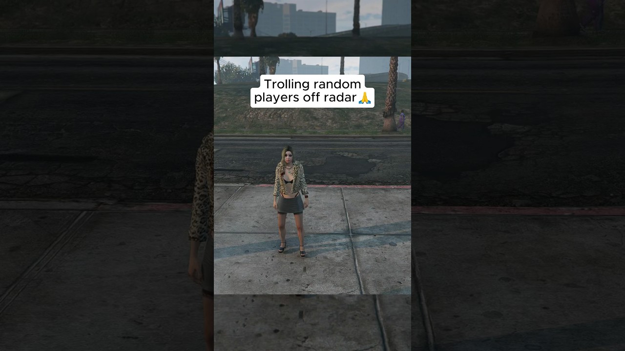 Trolling GTA players off radar 😂
