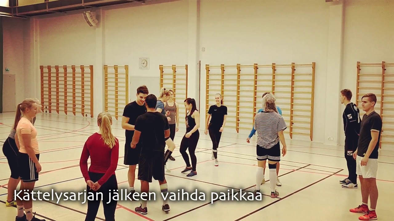 Ryhmäyttäminen: Katseen kuljettaminen piirissä
