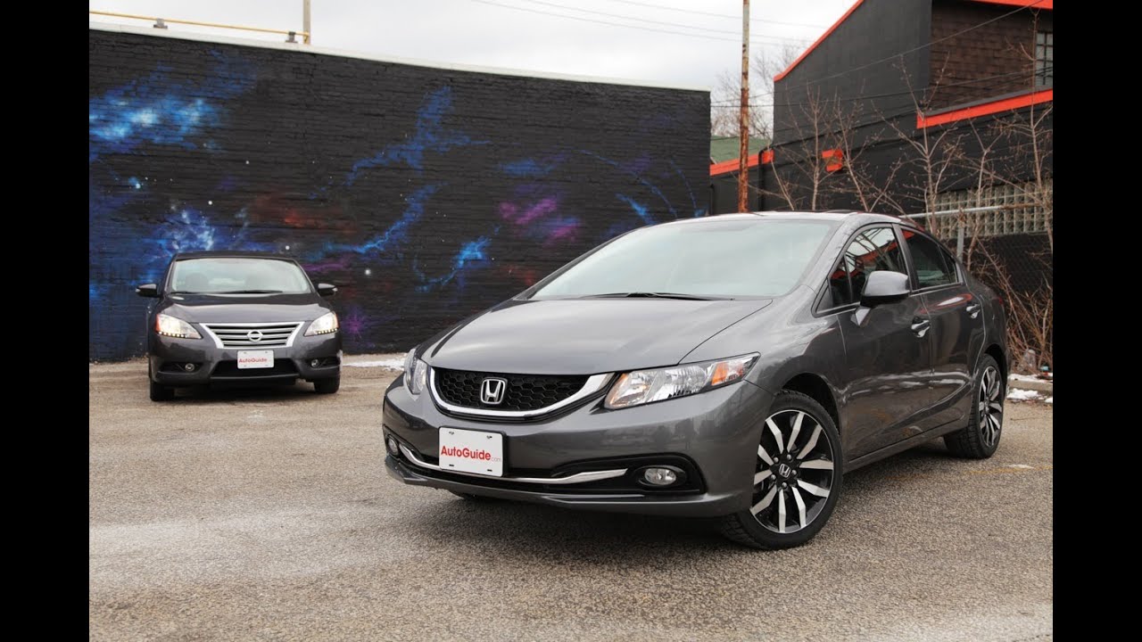Сравнение Honda Civic 2013 года и Nissan Sentra 2013 года