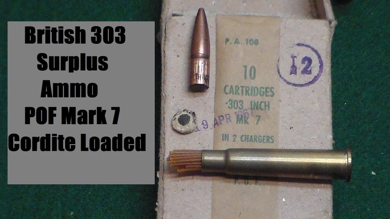 Британские боеприпасы 303 Plus с кордитом — краткая история