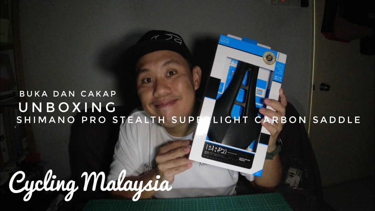 Unboxing and review of the Shimano Pro Stealth Superlight Carbon saddle.