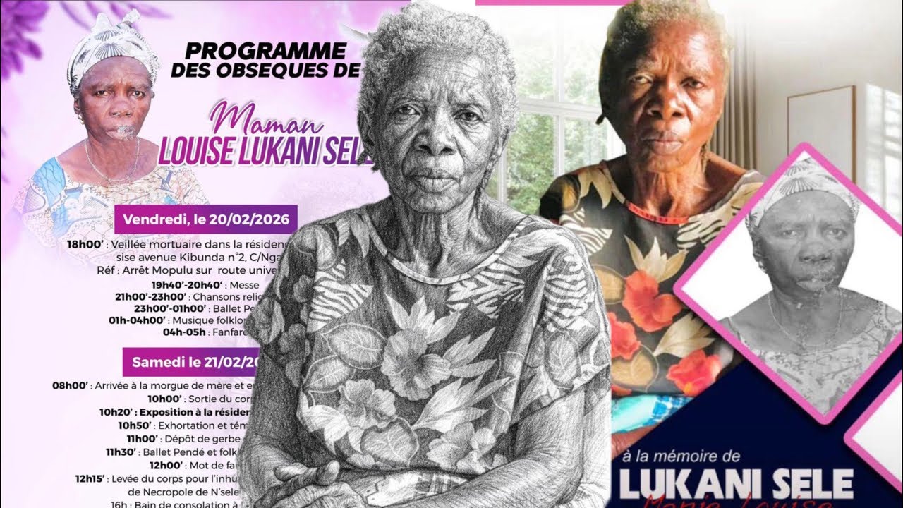 En direct veuillez Mortuaire KOKO LUKANI SELE QUE SON ÂME REPOSE EN PAIX