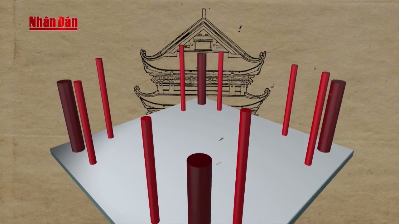 Đấu củng trong kiến trúc tháp chuông chùa Keo...(Truyền hình Nhân Dân)